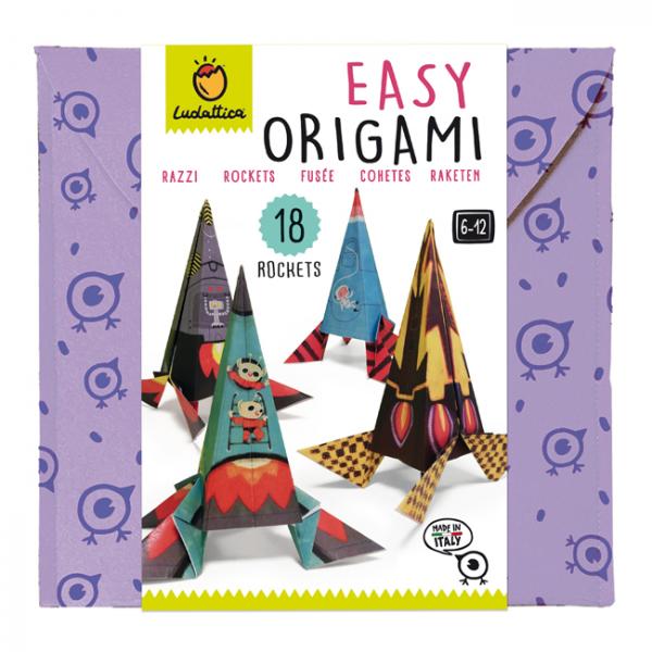 Easy origami fusée St Barthelemy