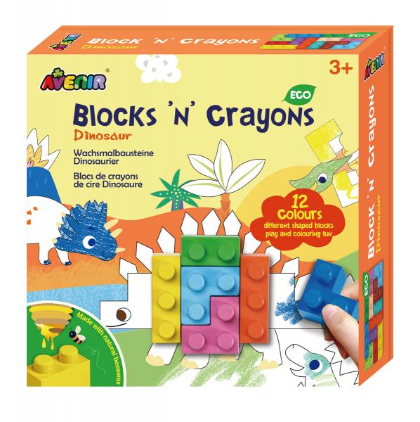 Blocks 'N' Crayons Dinosaures St Barthelemy